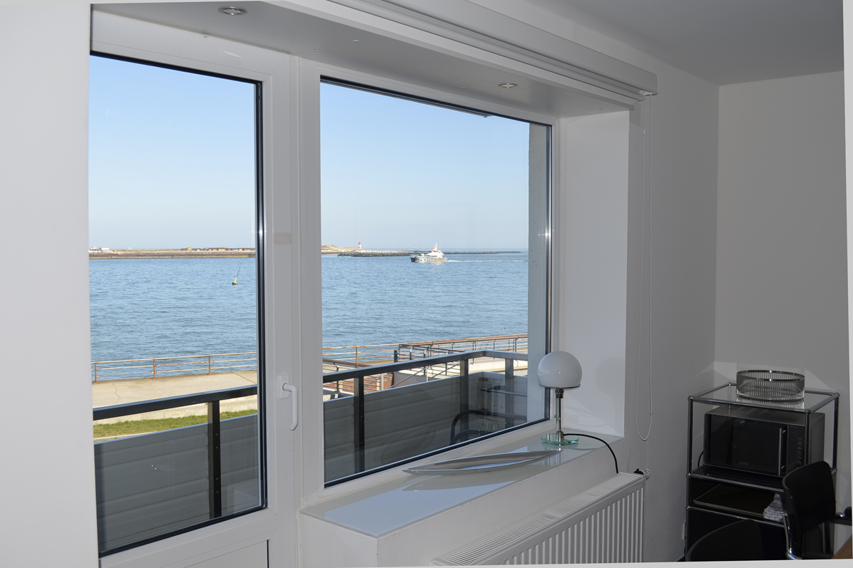 Dünenblick Apartments Helgoland Eigner Fenster Meer